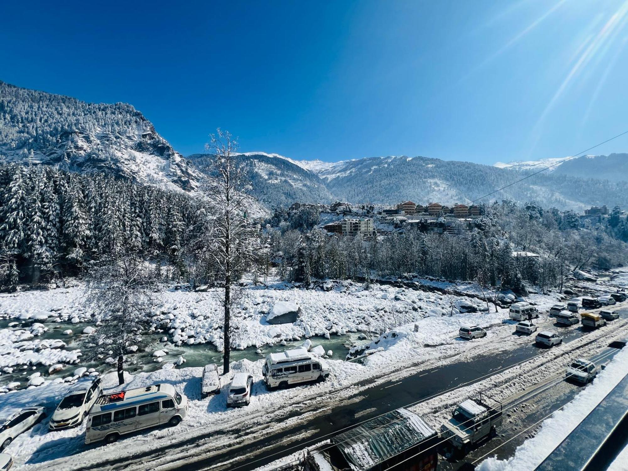 מנאלי Hotel Green Link -#Near Volvo Bus Stand #Mountain View #River View #Open Terrace מראה חיצוני תמונה